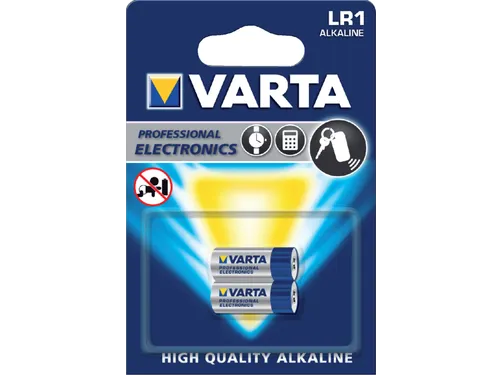 Batterij Varta LR1/N/Lady alkaline blister à 2 stuks