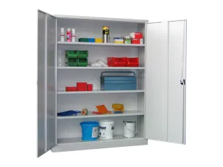 grootvolumekast met openslaande deuren,RAL7035,front RAL7035 - 2