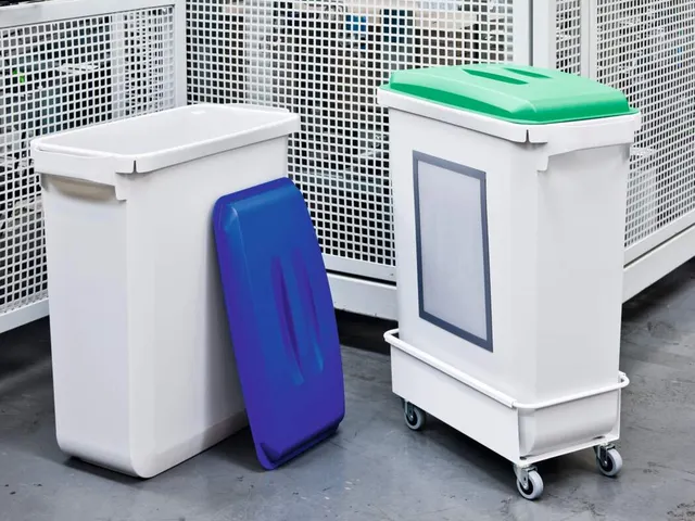 Rechthoekige Afvalbak Durabin 60 Liter Geel