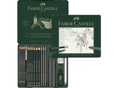 Grafietset Faber-Castell Pitt 19-delig