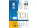 HERMA 4256 Gekleurde etiketten A4 105x37mm Geel 1600 stuks
