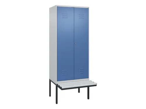 locker voor scheiding van kleding,HxBxD 2120x800x815mm,2vak
