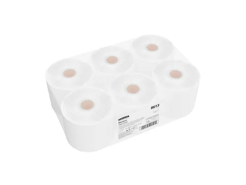 Hostess 8613 Toiletpapier Jumbo 1-laags Wit