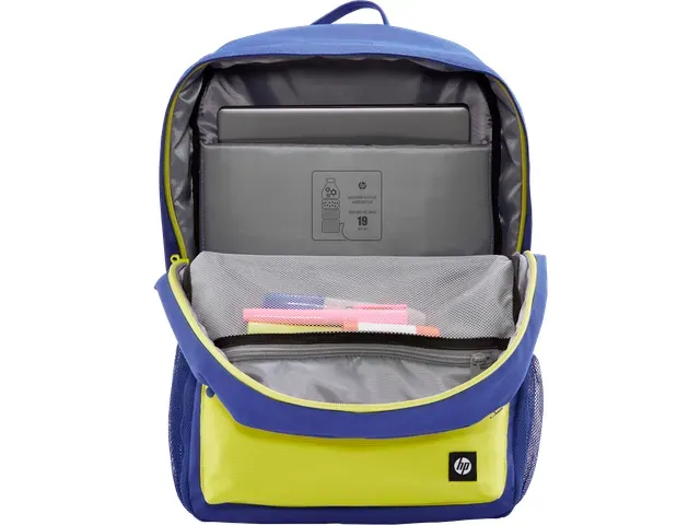 HP Campus 15.6 inch Notebook Backpack Blauw/Geel 7K0E5AA