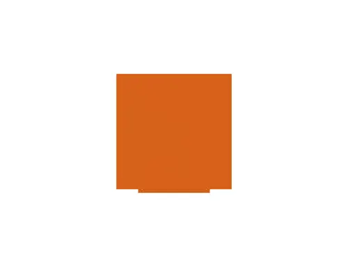 Whiteboard Rocada Skincolour 100x100cm oranje gelakt