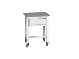 werkbank,verrijdbaar,HxBxD 930x700x600mm,linoleumblad