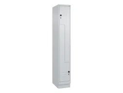 Z-garderobekast,HxBxD 1950x300x500mm,vak B 150/300mm,draaigrendel