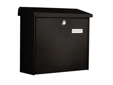 Brievenbus Comfort Zwart Staal