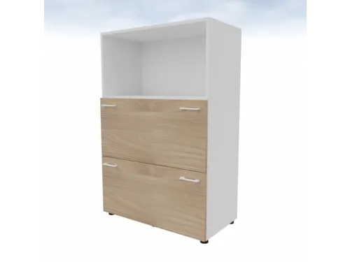 Hangmappenkast Hxbxd 1310x860x450mm 3 Oh Wit Front Iep 2 Laden
