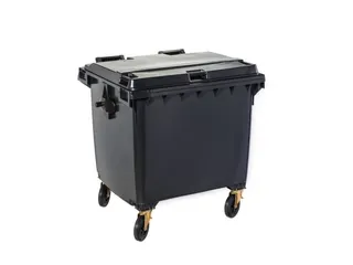 Contivia 4,vuilnisbak 4wielen 1100 L grijs - 2