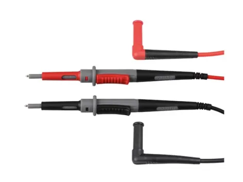 SET Met PVC-Meetsnoeren, CAT IV - 10 A - 2mm/4mm - Lengte 100cm