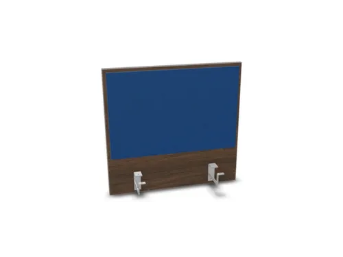 opzetpaneel bureau aanbouw achter NV bruin hickory blauw 600mm
