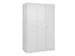 locker voor scheiding van kleding,HxBxD 1850x1200x500mm,3vak