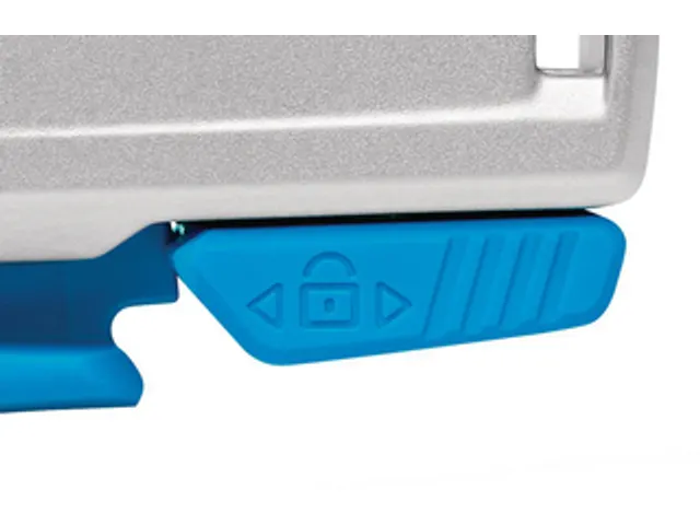 Cutter Martor sécurisé Secupro 625 trapézoïdale 21mm argent