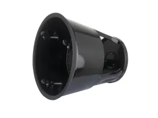 verrijdbaar opstapje,metaal,RAL9005,trede Ø 283mm,3geveerde wielen - 3