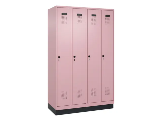locker voor scheiding van kleding,HxBxD 1950x1200x500mm,4vak