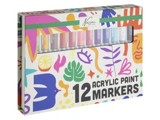 Acrylmarkers Nassau set à 12 kleuren - 1