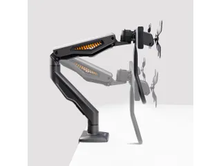 Desk Mount Dual Monitor Arm Tot 27 Inch Crossbar - 7