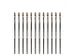 Penseel Kangaro Serie 342 kattentong Nr. 4 synthetisch doos 12 stuks