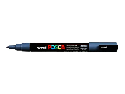 Verfstift Posca PC3M Fijne punt 0,9-1,3mm Leisteengrijs