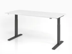 Elektrisch in hgte vst. zit-sta-bureau,HxBxD 700-1200x1800x800mm