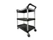 Chariot de service Rubbermaid avec roue pivotantes 10cm noir