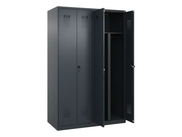 PBM-locker,HxBxD 1850x1200x500mm,4vak,vak B 300mm,draaigrendel