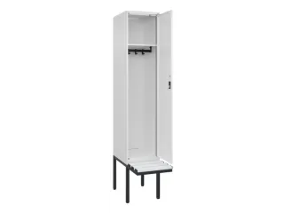 locker met bank,HxBxD 2120x400x815mm,1vak,vak B 400mm,cilinderslot - 1