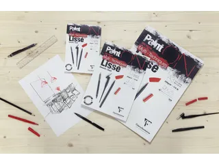 Tekenblok Clairefontaine Paint On A4 glad 25 vel 250gr wit - 3