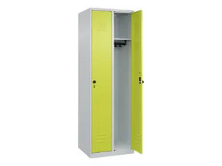 locker,HxBxD 1850x600x500mm,2vak,vak B 300mm,draaigrendel - 1