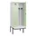 locker met bank,voor scheiding van kleding,HxBxD 2120x800x815mm,2vak