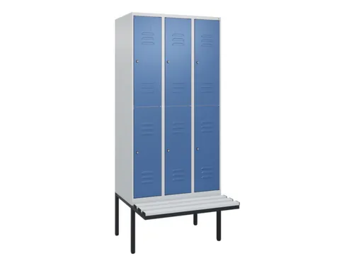 Dubbeldekse dekenkist,HxBxD 2120x900x815mm,3x2vak.,vak B 300mm