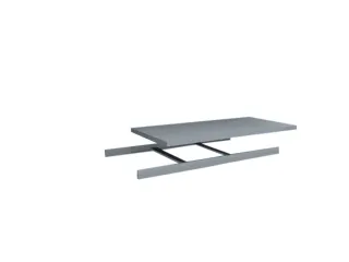 legbord,v. breedvakstelling,BxD 1500x800mm,vakl. 350kg,verzinkt - 1