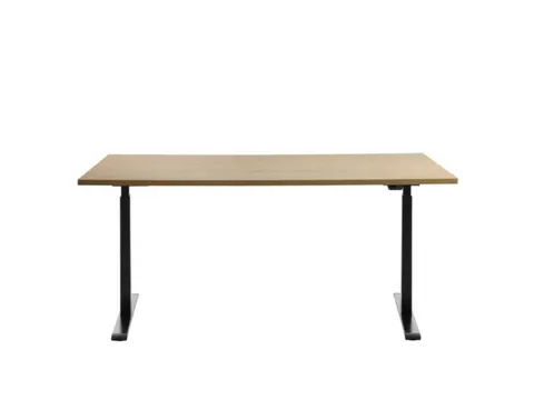 Elektrisch ihv bureau,HxBxD 700-1200x1600x800mm,blad esdoorn