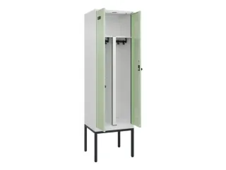 PBM-locker,HxBxD 2120x600x500mm,2vak,vak B 300mm,draaigrendel - 1