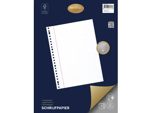 Interieur Multo 23-Gaats 100vel Gelinieerd+Voorlijn