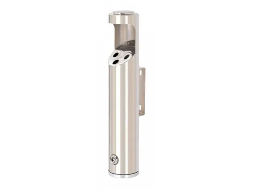 Wandasbak Zuil Rond RVS 2 Liter