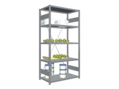 Rvs Inhaakstelling Basis 2000x1060x535mm 5legborden Vaklast 200kg