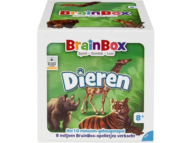 BrainBox Dieren geheugenspel 8+