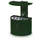 Asbak Halfrond Overkapping 2 liter 135x200mm Binnen/Buiten Groen