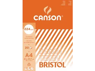 Canson Tekenblok Bristol A4 Wit - 1