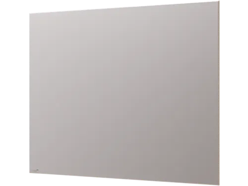 Mat Glasbord 90x120cm Warm Grey rechte hoeken