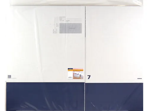 postpakketdoos 7 Raadhuis 485x369x269mm wit bedrukt 5 stuks