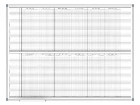Jaarplanner MAULstandard Magnetisch 90x120cm 2x6 maanden