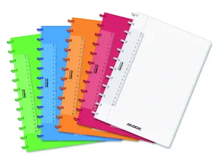 Schrift Adoc colorlines A4 lijn 144blz PP assorti - 1