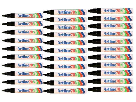 Viltstift Artline 70 rond 1.5mm zwart Voordeelbundel