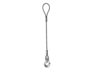 Aanslagkabel Staaldraad 1.5t Kabel Ø 12mm Lus En Veiligheidshaak - 2