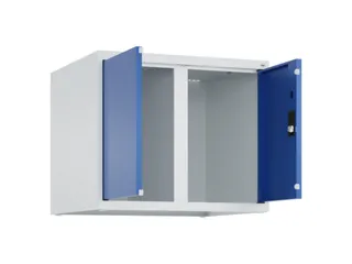 opzetkast,v. locker,2vak.,vak B 300mm,HxBxD 500x600x500mm,vleugeldeur - 2