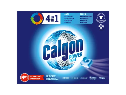 Wasmachine reinigingstabletten Calgon 4-in-1 48 tabs