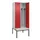 locker met bank,voor scheiding van kleding,HxBxD 2120x800x815mm,2vak
